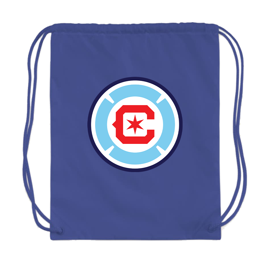 Chicago fire Soccer Drawstring Bag