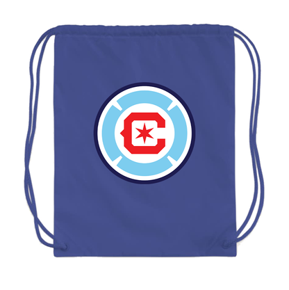 Chicago fire Soccer Drawstring Bag