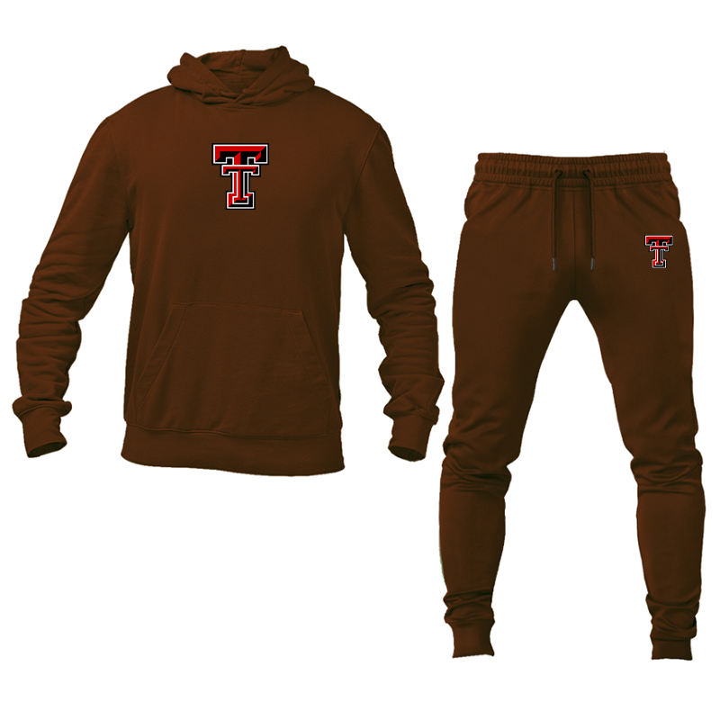 Men's Texas Tech Red Raiders  Hoodie Joggers Set