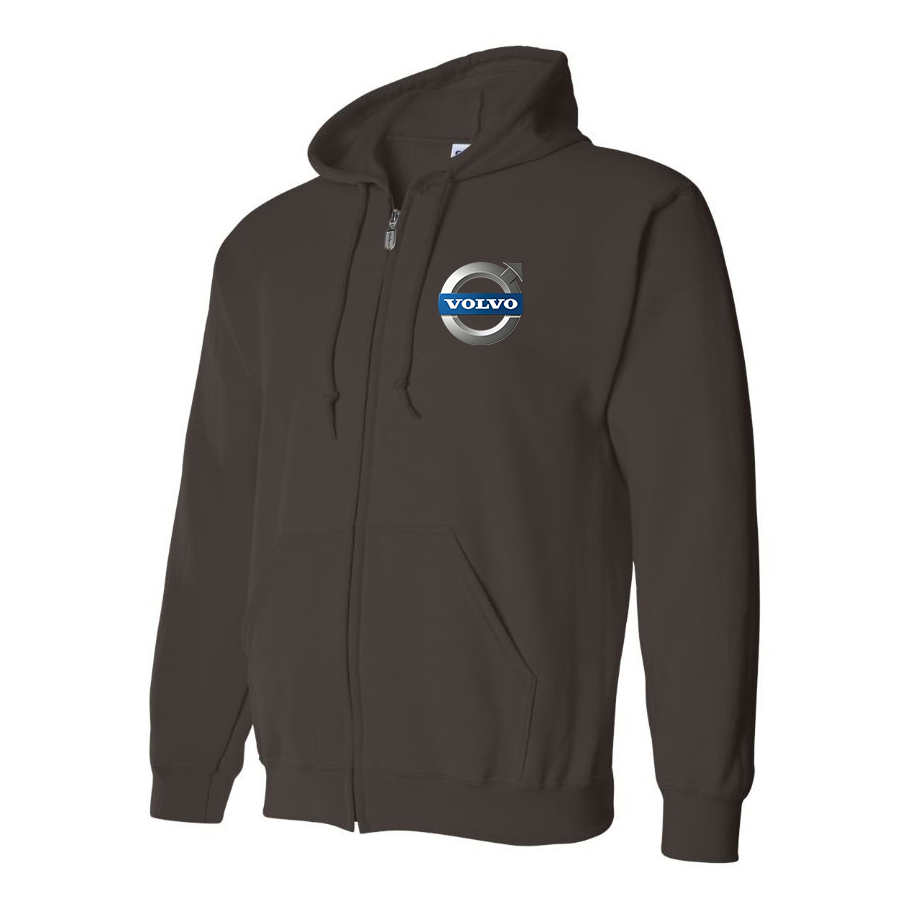 Men's Volvo Car   Zipper Hoodie