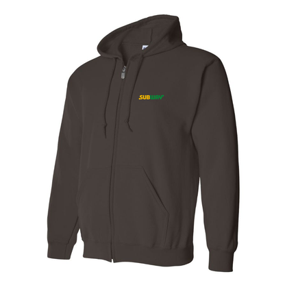 Men's Subway  Zipper Hoodie