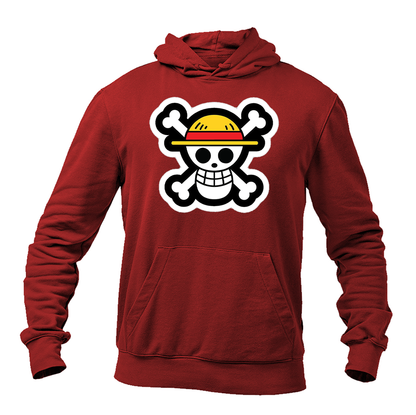 Men's Straw Hat  Pullover Hoodie