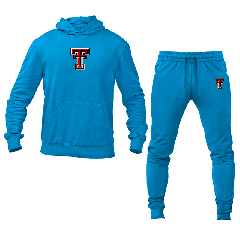 Men's Texas Tech Red Raiders  Hoodie Joggers Set