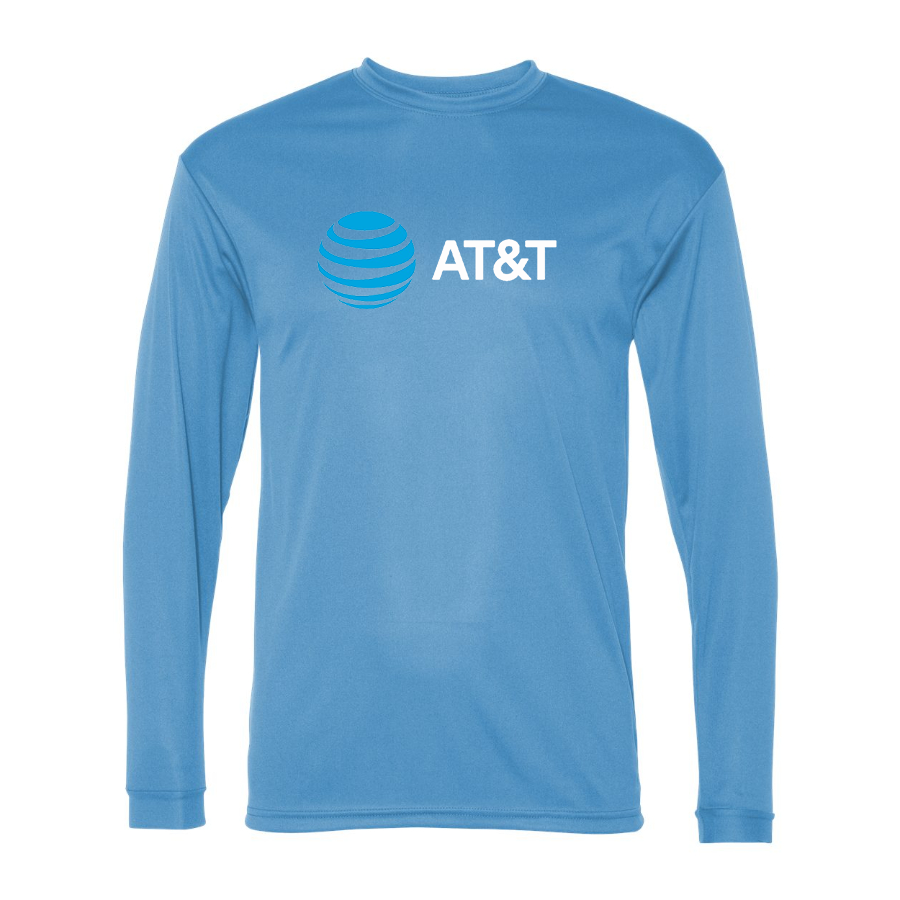 Men's AT&T  Polyester Long Sleeve T-Shirt