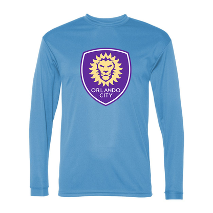 Men's Orlando City Soccer  Performance Long Sleeve T-Shirt