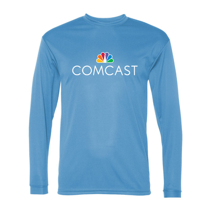 Men's Comcast  Polyester Long Sleeve T-Shirt