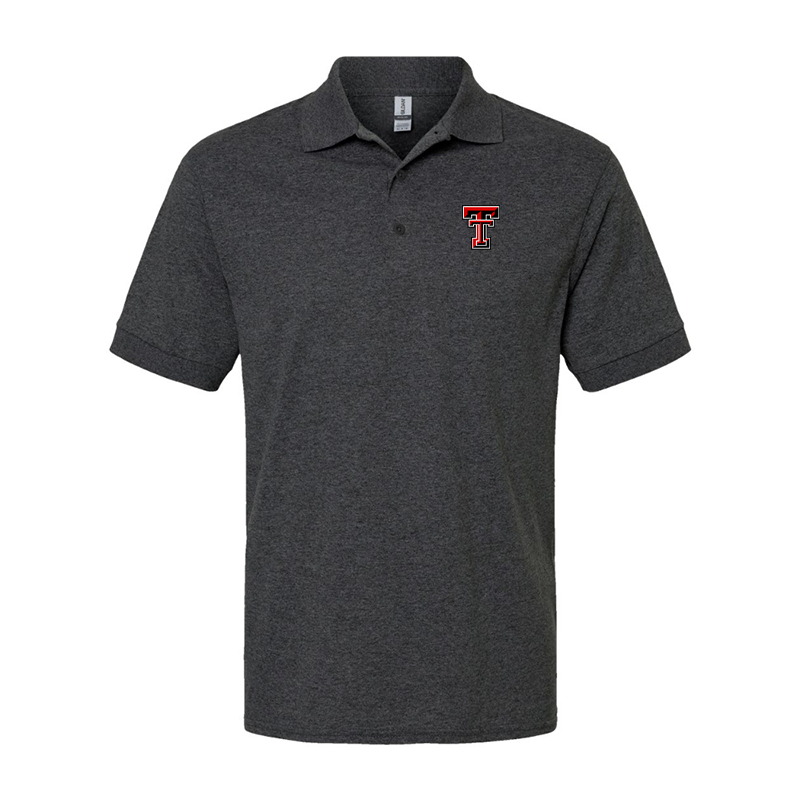 Men's Texas Tech Red Raiders  Gildan Dry Blend Jersey Polo