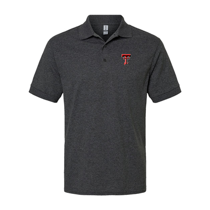 Men's Texas Tech Red Raiders  Gildan Dry Blend Jersey Polo