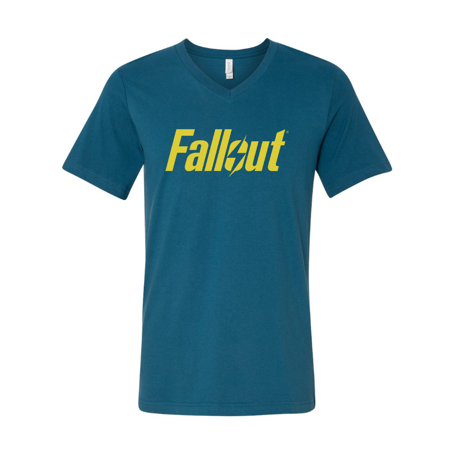 Men's Fallout BELLA + CANVAS - Jersey V-Neck T-Shirt