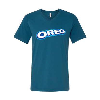 Men's Oreo BELLA + CANVAS - Jersey V-Neck T-Shirt