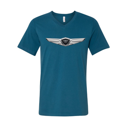 Men's Genesis Car BELLA + CANVAS - Jersey V-Neck T-Shirt