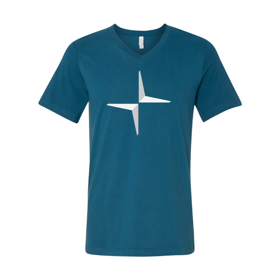 Men's Polestar Electric Car BELLA + CANVAS - Jersey V-Neck T-Shirt