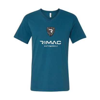 Men's Rimac Automobili  BELLA + CANVAS - Jersey V-Neck T-Shirt