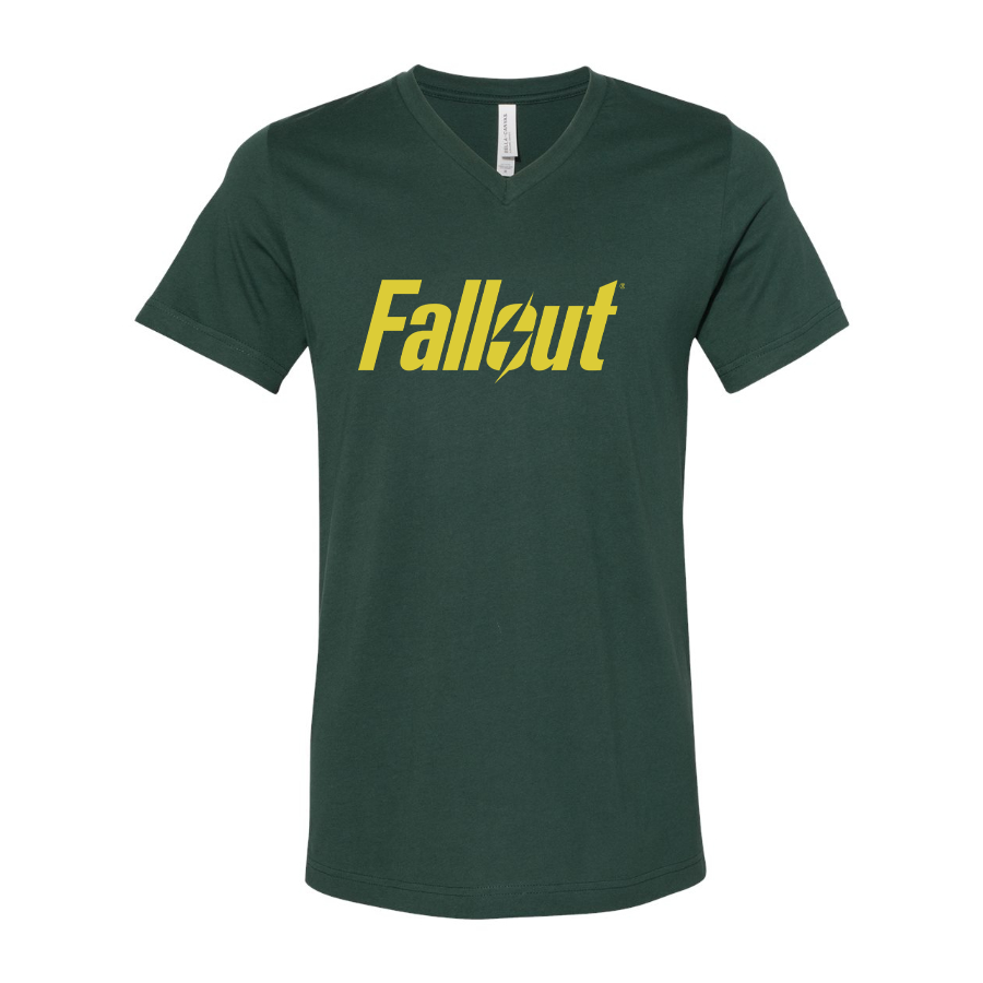 Men's Fallout BELLA + CANVAS - Jersey V-Neck T-Shirt