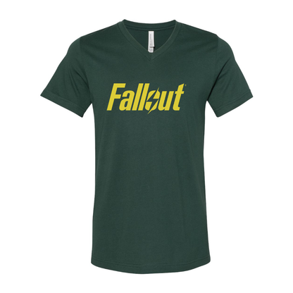 Men's Fallout BELLA + CANVAS - Jersey V-Neck T-Shirt