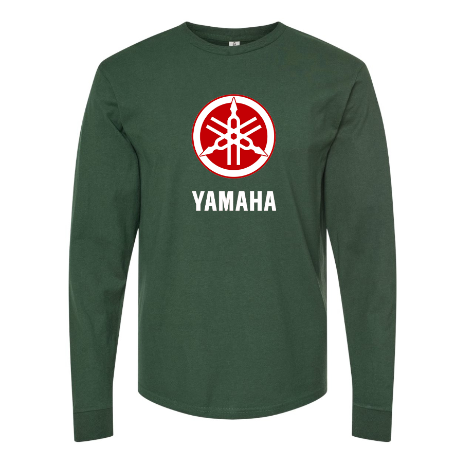 Youth Yamaha Motorcycle Kids Long Sleeve T-Shirt