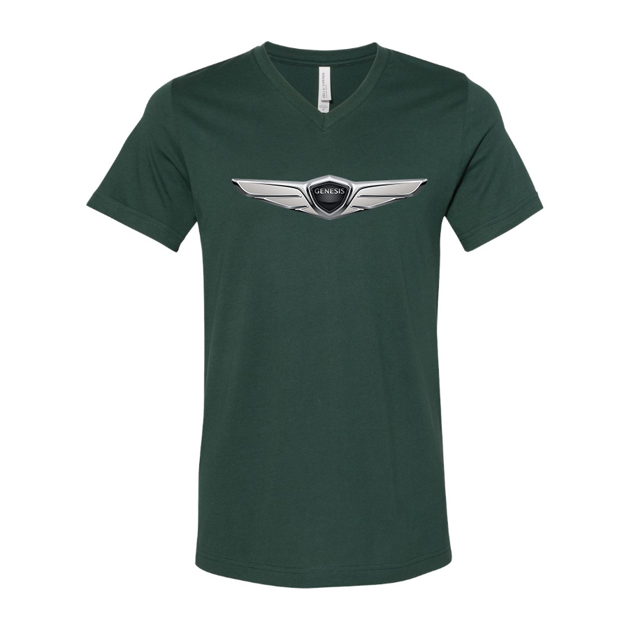 Men's Genesis Car BELLA + CANVAS - Jersey V-Neck T-Shirt