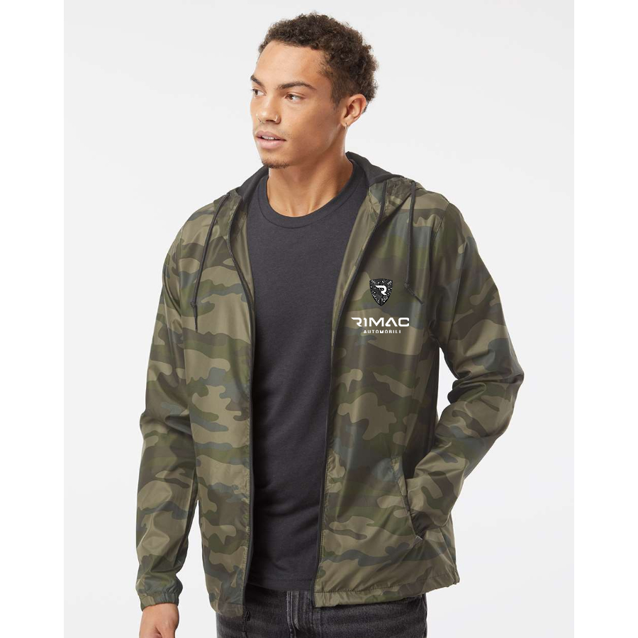 Men's Rimac Automobili Independent Trading Co Lightweight Windbreaker Full-Zip Jacket