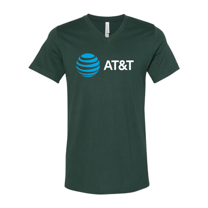 Men's AT&T BELLA + CANVAS - Jersey V-Neck T-Shirt