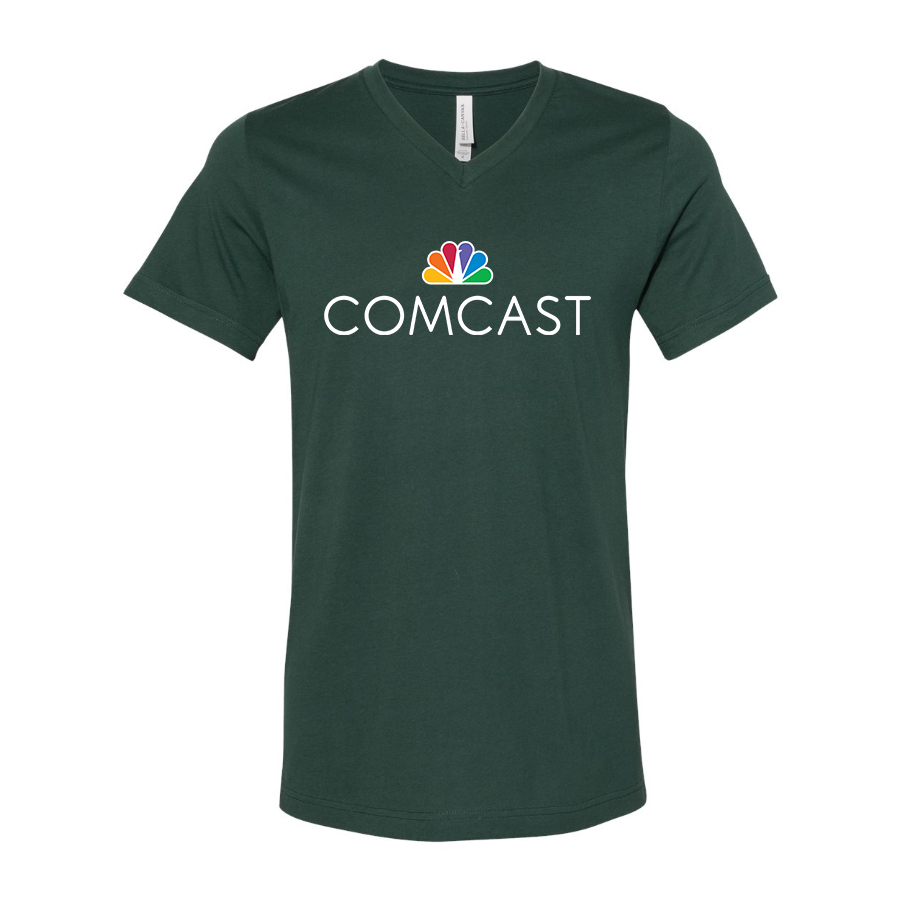 Men's Comcast BELLA + CANVAS - Jersey V-Neck T-Shirt