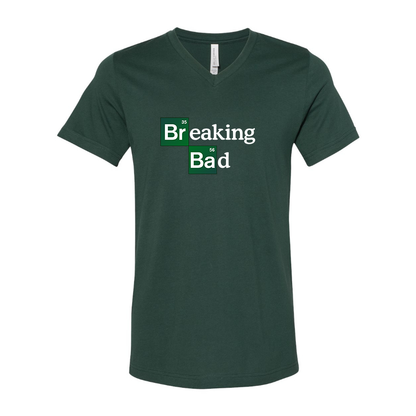 Men's Breaking Bad BELLA + CANVAS - Jersey V-Neck T-Shirt