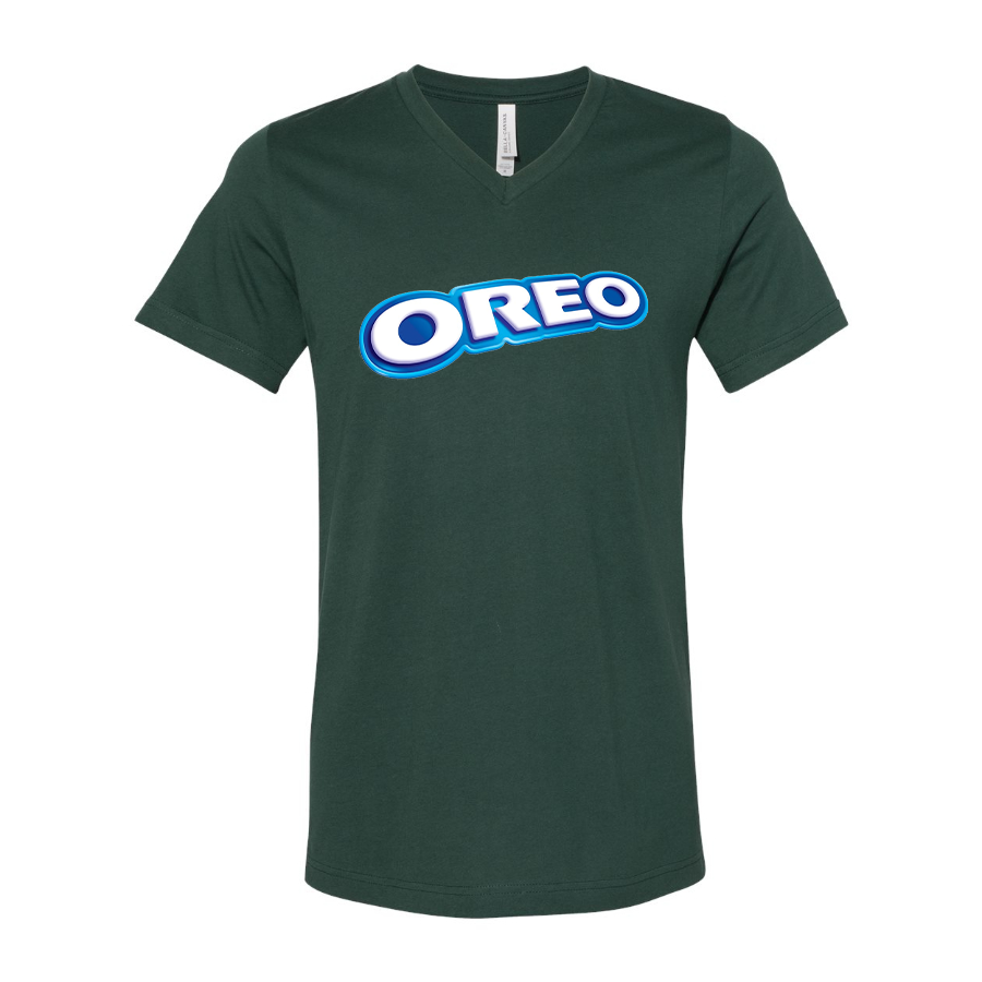 Men's Oreo BELLA + CANVAS - Jersey V-Neck T-Shirt