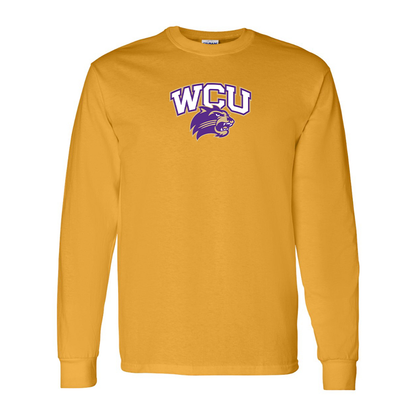 Men's Western Carolina Catamounts Gildan Heavy Cotton Long Sleeve T-Shirt