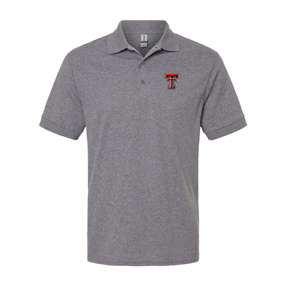 Men's Texas Tech Red Raiders  Gildan Dry Blend Jersey Polo