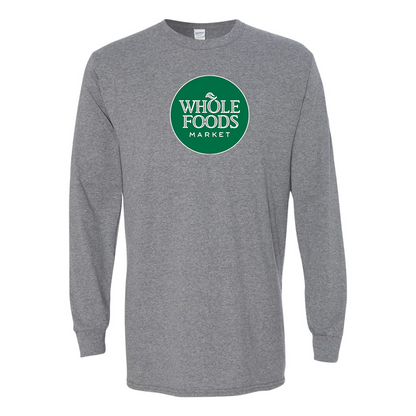 Men's Whole Foods Market Gildan Heavy Cotton Long Sleeve T-Shirt