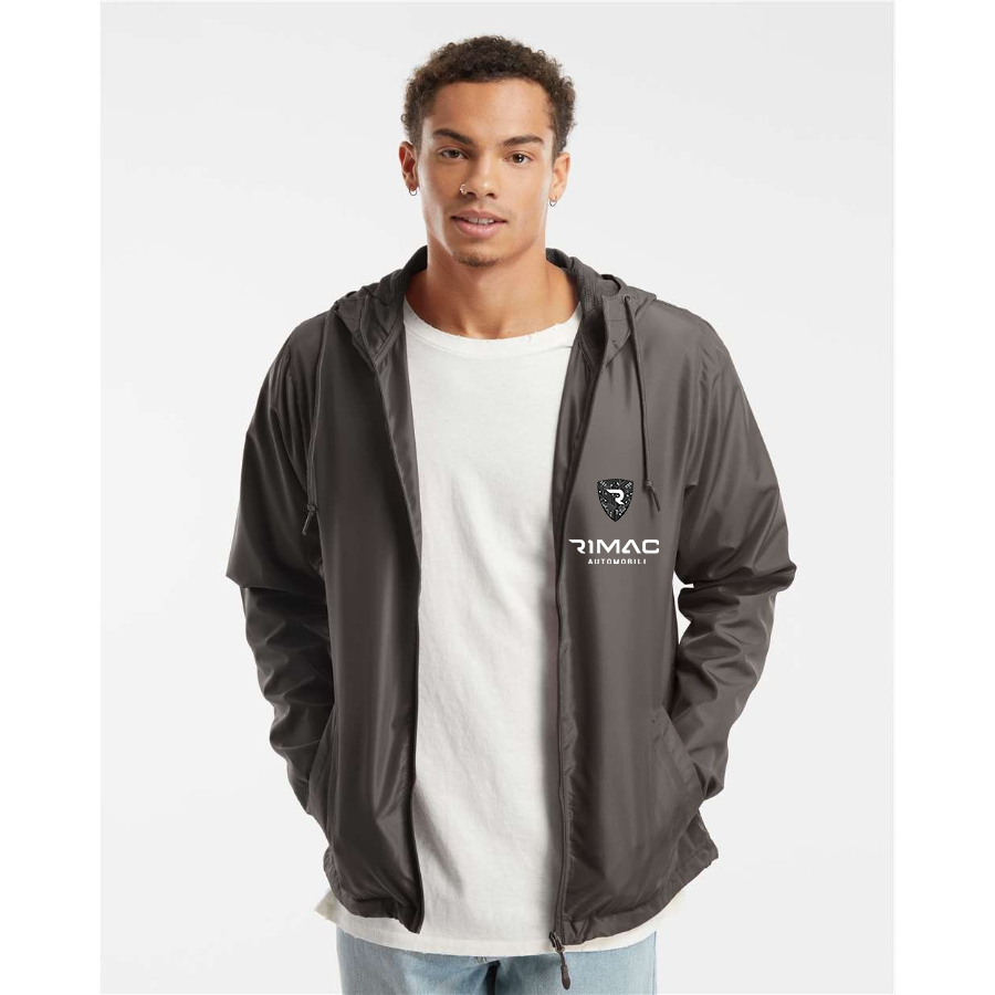 Men's Rimac Automobili Independent Trading Co Lightweight Windbreaker Full-Zip Jacket