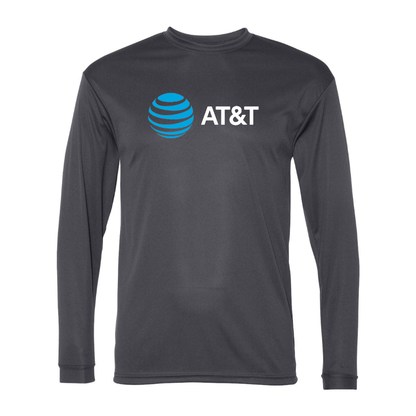 Men's AT&T  Polyester Long Sleeve T-Shirt