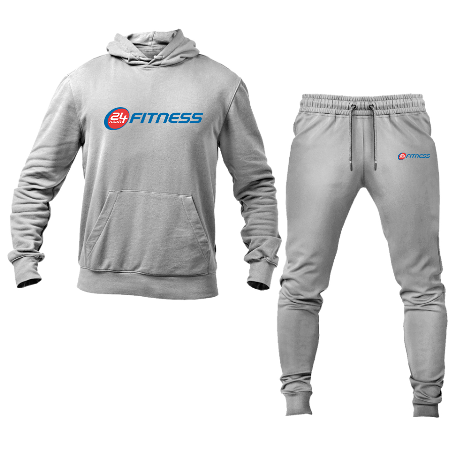 Men's 24 Hour Fitness Pullover Hoodie Joggers Set