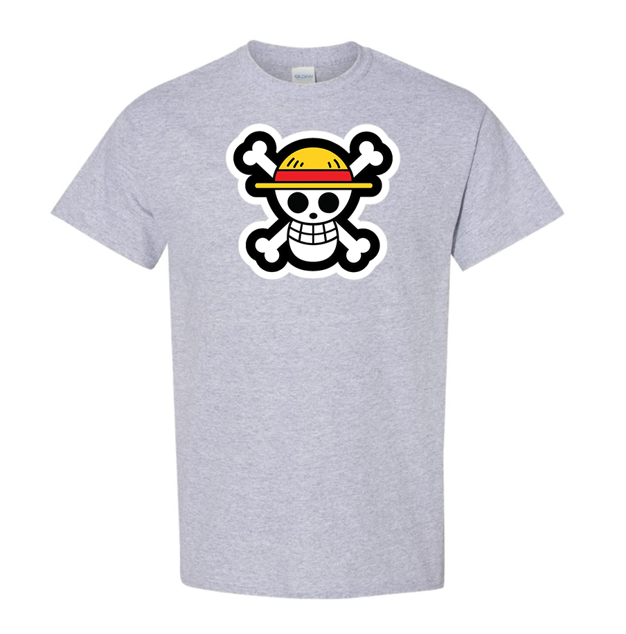 Men's Straw Hat  Cotton T-Shirt