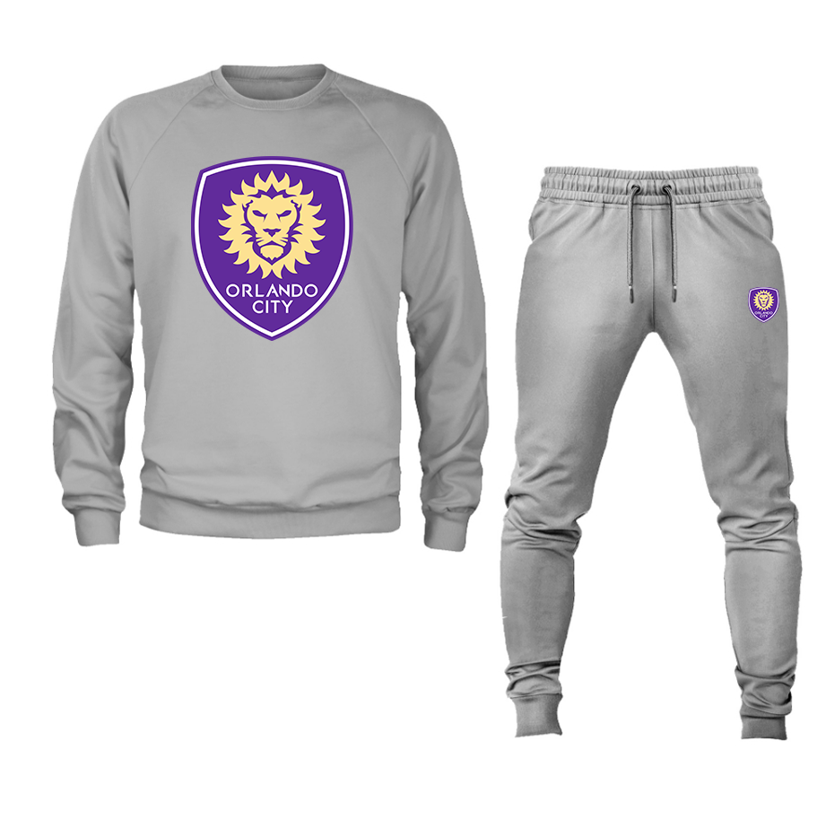 Men's Orlando City Soccer Crewneck Sweatshirt Joggers Suit