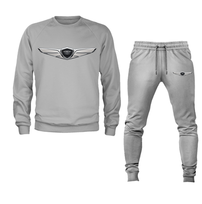 Men's Genesis Car Crewneck Sweatshirt Joggers Suit