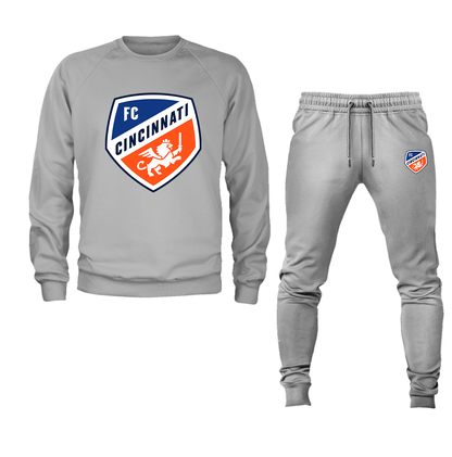 Men's FC Cindcinnati  Crewneck Sweatshirt Joggers Suit