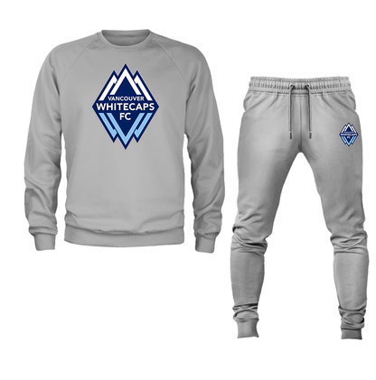 Men's Vancouver Whitecaps FC Crewneck Sweatshirt Joggers Suit