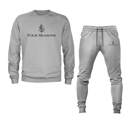 Men's Four Seasons  Crewneck Sweatshirt Joggers Suit