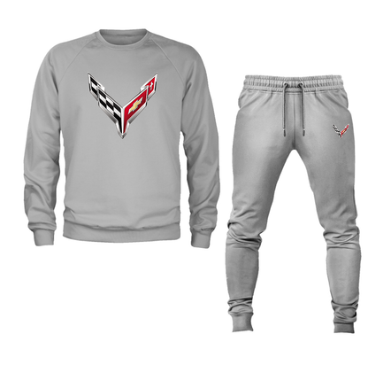 Men's Chevrolet Crewneck Sweatshirt Joggers Suit