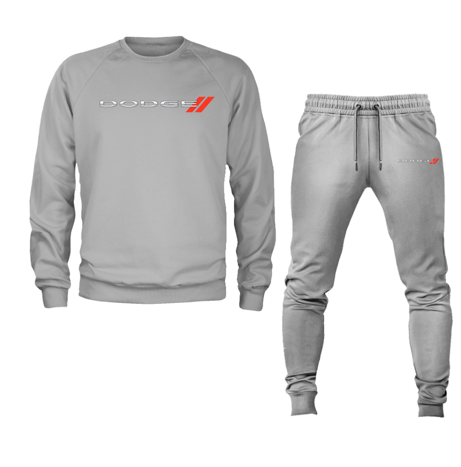 Men's Dodge Car  Crewneck Sweatshirt Joggers Suit