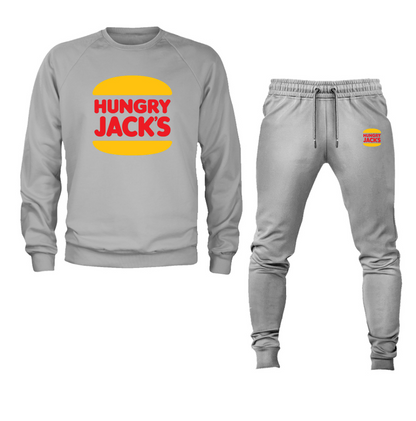 Men's Hungry Jack_s Crewneck Sweatshirt Joggers Suit