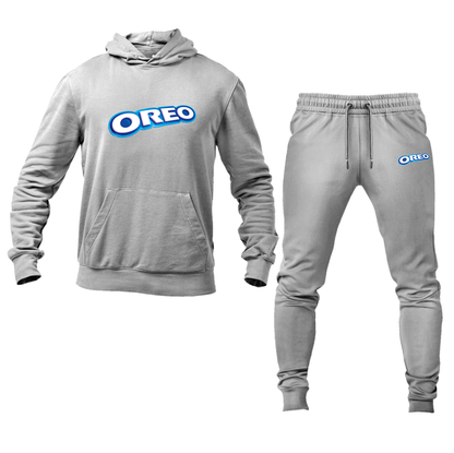 Men's Oreo Pullover Hoodie Joggers Set