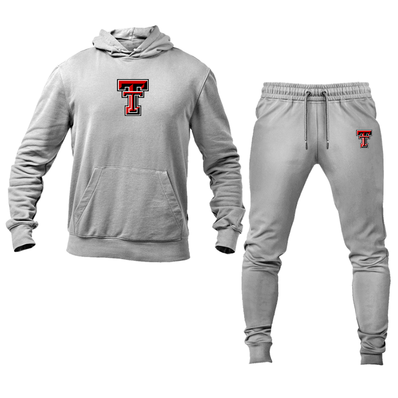 Men's Texas Tech Red Raiders  Hoodie Joggers Set
