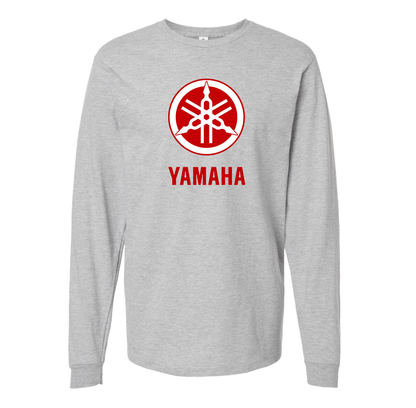 Youth Yamaha Motorcycle Kids Long Sleeve T-Shirt