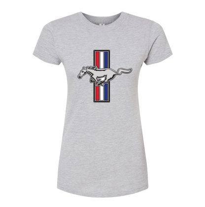 Women’s Mustang Round Neck T-Shirt