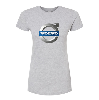 Women’s Volvo Car   Round Neck T-Shirt