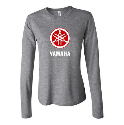 Women's Yamaha Motorcycle Long Sleeve T-Shirt