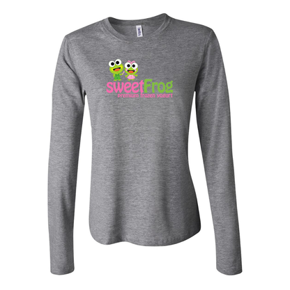 Women's Sweet Frog Frozen Long Sleeve T-Shirt