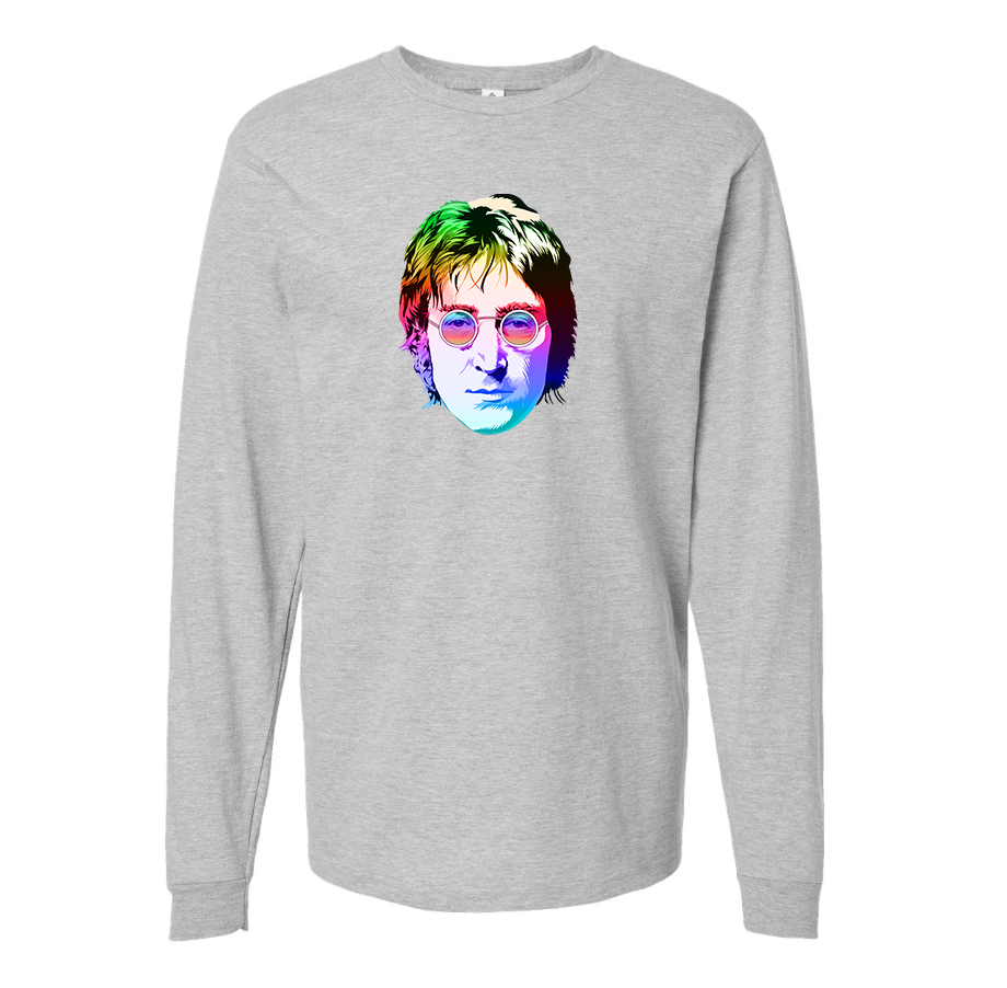 Youth's John Lennon Face Art Music Long Sleeve T-Shirt