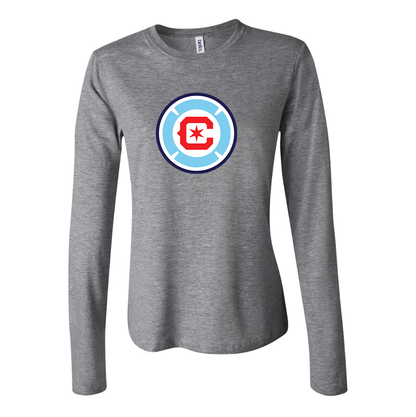 Women's Chicago fire Soccer Long Sleeve T-Shirt